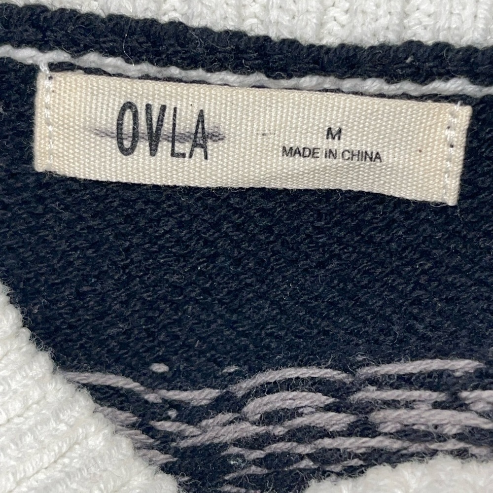 OVLA crew neck semi ombré pull over sweater. Size Med GUC - Picture 4 of 6